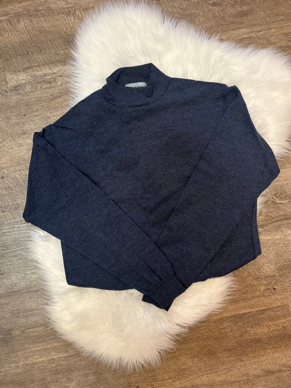Vintage Alfani Wool Turtleneck Sweater - Size L